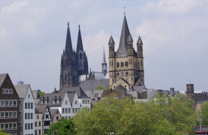 Vue sur la cathédrale de Cologne, le 8 mai 2013.