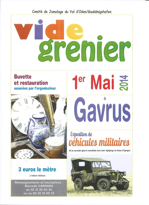 affiche Vide grenier